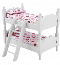  Hálószoba Ágy Szekrények Bútor Babaház Gyerekjátékok 13CM (YX01344-01)