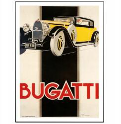  Reklám poszter Bugatti Autós poszter A3 (Reprodukcja Plakatu Reklamowego Bugatti 2)