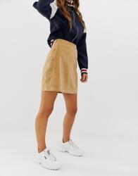 Pimkie Bézs Velúr Mini Szoknya 38-AS