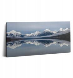 Wallfluent Canvas Vászonkép Szoba Látványos Hegyek Tükröződése A Tóban 100x50 cm (010030010010000276835)
