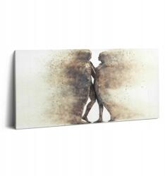 Wallfluent Fotó Vászonkép Canvas Stúdió Egyszerű Összeszerelés Absztrakt Emberek és Homok 100x50 (010030010010000074515)