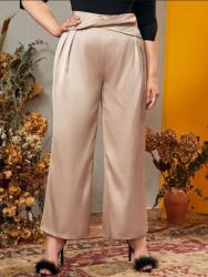 Shein CC21208 Shein Szatén Magas Derekú Nadrág (12) 44