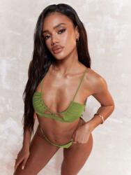 Missguided Zöld Bikini Alsó, Size 36, 80% poliamid