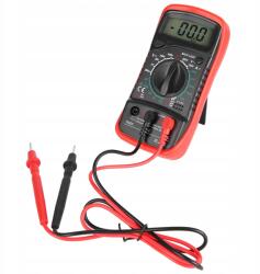 Kézi Digitális Mérő Elektromos Multiméter Akkumulátor Teszt LCD XL830L (11101900029111)