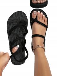 Shein Papucs Szandál Fekete Bebújós Flip-flop Papucs 41__41 (5900446012306)