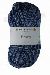 Schachenmayr Bravo Fonal (08354) Sötétkék Melange 50g 133m (bravo)