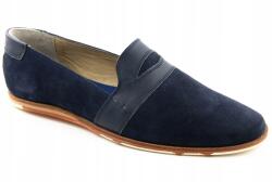  Monderer férfi bőr velúr elegáns papucs sötétkék méret 41 (56349 1362)