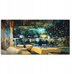 Coloray Vászonkép Város Étterem Éjszaka 100x50 cm (010030010010000017519)