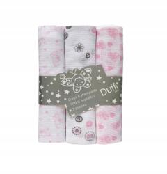  Duffi Baby muszlin nyomott mintás kislánynak, rózsaszín (5235)