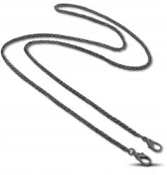 EdiBazzar Öv lánc kézitáska táska hosszú fekete fém (Łańcuch Pasek Do Torebki Czarny 100 CM)