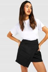 Boohoo Fekete Mini Zsebes Szoknya (36) (GZZ41596-105)