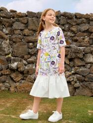 Shein KC32201 Shein Rajzfilmnyomott Mintás Ruha (34) 140