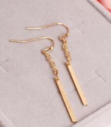  Fülbevaló Hosszú Arany Jégcsap Lánc Névre Szóló (K899Z)