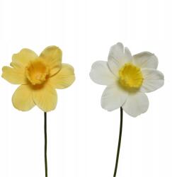 Kaemingk Nárcisz művirág sárga fehér dekoratív 39cm (sztuczny kwiat dekoracyjny)