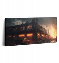 Wallfluent Vászonkép Canvas Hálószoba Lakberendezés Apokaliptikus épület (010030010010000075327)