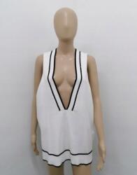  Női Mellény Fehér Oversize 44 XXL 1AAH