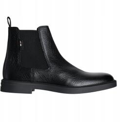 HUGO BOSS magasszárú bőr cipő Fekete Új 46-os (50503280)