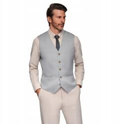 Ombre Jacquard férfi kapucnis mellény világosszürke V1 OM-BLZV-0106 L (144371)