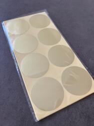  Öntapadós matrica arany kerek 5cm 50mm 120 db