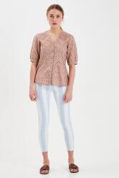 ICHI Fehér-kék csíkos nadrág, Size 28, pamut, viszkóz, elasztán (377704)