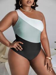 Shein HC14213 Shein Háromszínű Egyvállas Fürdőruha (37) 52