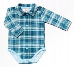 Makoma Csecsemő ing kockás kék 74cm