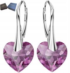 Mennica Świdnicka Ezüst fülbevaló 925 Lógó szívek Ezüst ékszerek Női Ajándék