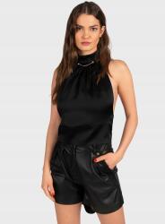 Liu Jo Fekete Szatén Nyitott Hátú Felső (36) (590242)