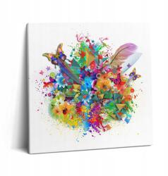 Wallfluent Fotó Vászonkép Inspiráló Iroda Virágos Harmónia Pillangókkal (010030010270000075067)