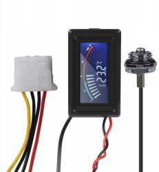  Hőmérő Vízálló Szondával, Mutatós Típus, Vízhűtés G1/4 (DS03823)