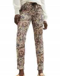 Bonprix 54-ES Mintás Nadrág Gumis Derékkal