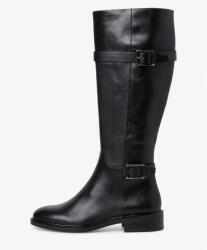 Tamaris bőr csizma fekete 1-25514-29 -001 méret 38 (1-25514-29 001)