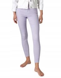 sinsay XW294 Jeggings Nadrág, Szűk Szárú, Magas Derékkal, Kockás Mintával L-es Méret