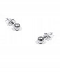  Acél fülbevaló golyók 6 mm