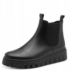 Marco Tozzi vastag talpú bakancs, bőr, fekete 39-es (2-25474-45 001)