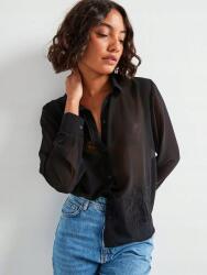 Jacqueline de Yong Fekete Áttetsző Hímzett Ingt, Size S, poliészter (597519)