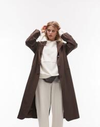  Topshop Barna Klasszikus Kabát (46) (528197)