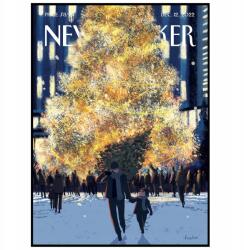  Poszter New Yorker New York Karácsonyfa 50x70 (plakaty świąteczne święta choinka)