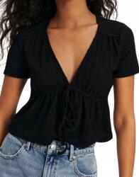 Reserved KC41316 Rövid Ujjú Felső Texturált Nyakkivágással V Megkötős Xs