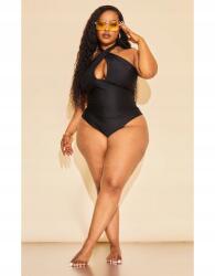 Prettylittlething Fekete Egyrészes Fürdőruha (44) (565687)