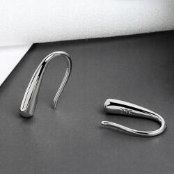 Ezüst fülbevaló hosszú könnycsepp húzott ezüst 925 (2)