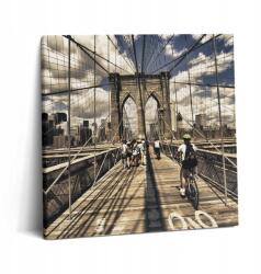 Wallfluent Vászonkép Kilátás a Brooklyn hídra New York 60x60 cm (010030010270000074795)