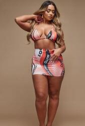 Prettylittlething Színes Ceruzaszoknya (38) (566995)