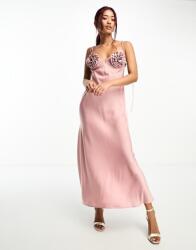 Bardot Szatén MIDI Ruha (36) (571851)