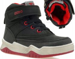Gelteo Polár bélelt tornacipő Fekete-piros 27 P9-122 (F977CH1)