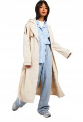 Boohoo WC26408 Boohoo Bézs Oversize Edzőkabát (14) S