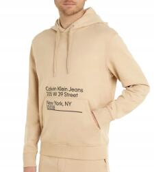 Calvin Klein Calvin Klein Kapucnis Pulóver bézs J30J322519 PF2 méret M mint S (J30J322519 PF2)