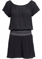 Bonprix 44-ES Női Rövid Overál, 100% viszkóz, fekete