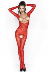 Passion Bodystocking erotikus fehérnemű BS031 red piros Passion one size (16BS031-R)