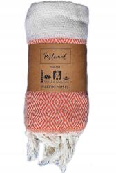  Nagy Strandtörölköző Szauna Hamam Pareo Török Elmas 175x90 Narancssárga (Sklepik M&H)